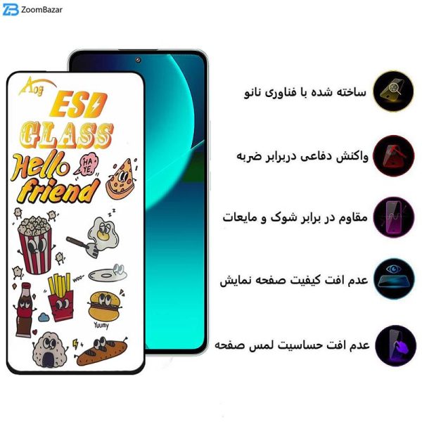 محافظ صفحه نمایش اپیکوی مدل ESD 2023 مناسب برای گوشی موبایل شیائومی 13T Pro / 13T / Redmi K60 Ultra