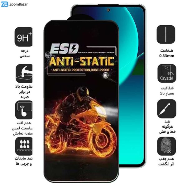 محافظ صفحه نمایش اِپیکوی مدل Fiery ESD مناسب برای گوشی موبایل شیائومی 13T Pro / 13T / Redmi K60 Ultra