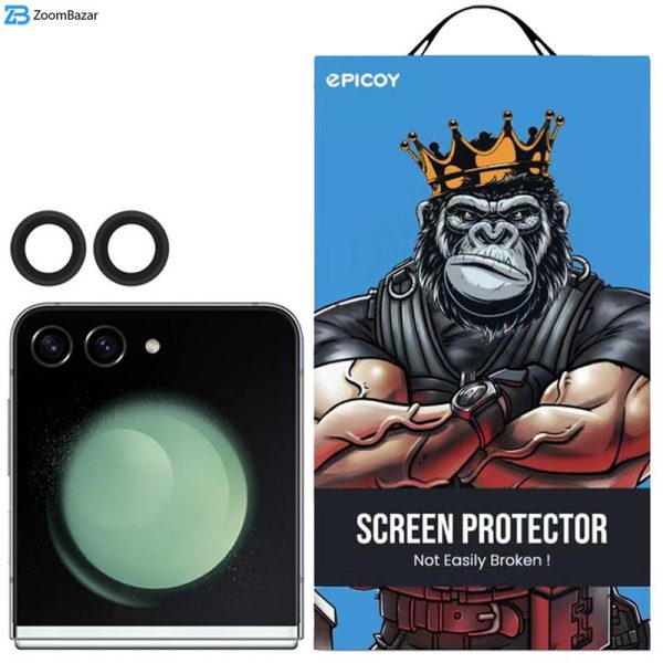 محافظ لنز دوربین اِپیکوی مدل HD-ColorLenz مناسب برای گوشی موبایل سامسونگ Galaxy Z Flip 4 / Z Flip 5