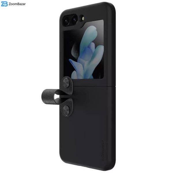 کاور نیلکین مدل Flex Flip Finger Strap Liquid Silicone مناسب برای گوشی موبایل سامسونگ Galaxy Z Flip5/W24 Flip