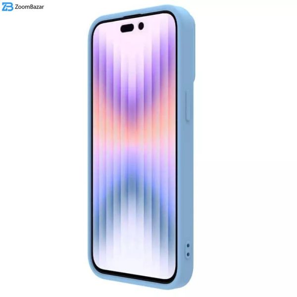 کاور نیلکین مدل CamShield Silky Silicon Magnetic مناسب برای گوشی موبایل اپل iPhone 15 Pro Max / 14 Pro Max / 13 Pro Max