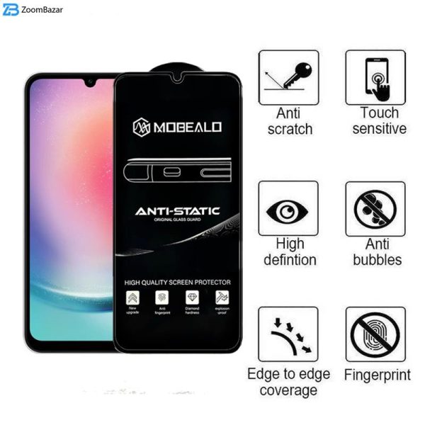 محافظ صفحه نمایش اپیکوی مدل Mobealo-AntiStatic مناسب برای گوشی موبایل سامسونگ Galaxy A24 4G