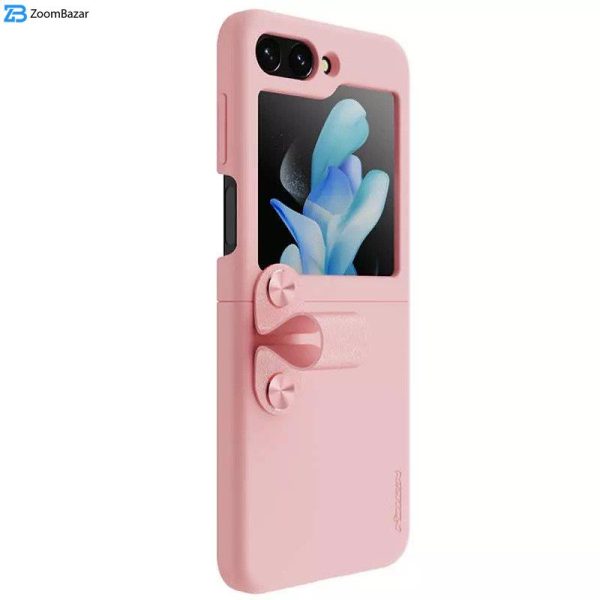 کاور نیلکین مدل Flex Flip Finger Strap Liquid Silicone مناسب برای گوشی موبایل سامسونگ Galaxy Z Flip5/W24 Flip