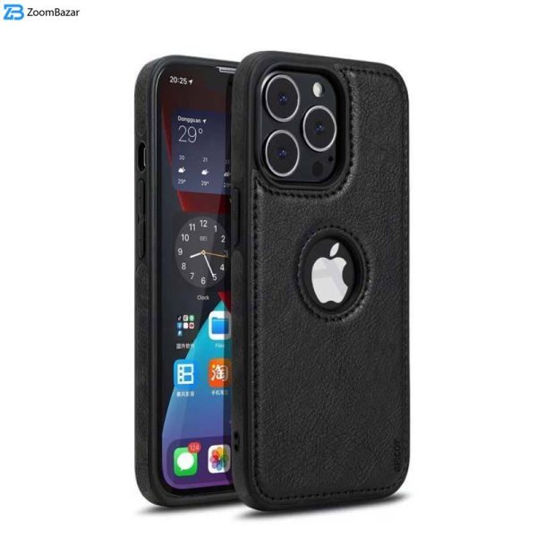 کاور اپیکوی مدل Leather Logo Cut مناسب برای گوشی موبایل اپل iPhone 15 Pro/ 14 Pro/ 13 Pro