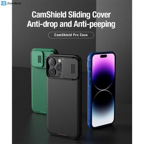 کاور نیلکین مدل CamShield Pro مناسب برای گوشی موبایل اپل iPhone 15 Pro / 14 Pro