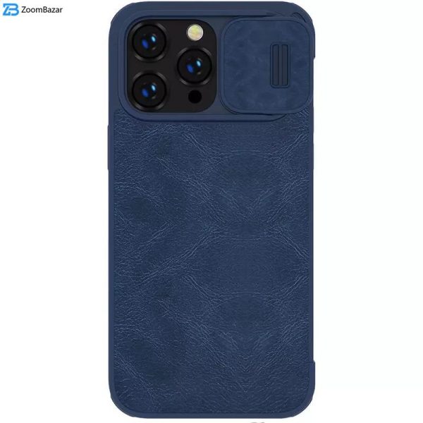 کیف کلاسوری نیلکین مدل Qin Pro Leather مناسب برای گوشی موبایل اپل iPhone 15 Pro / 14 Pro / 13 Pro