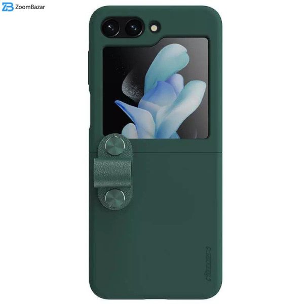 کاور نیلکین مدل Flex Flip Finger Strap Liquid Silicone مناسب برای گوشی موبایل سامسونگ Galaxy Z Flip5/W24 Flip