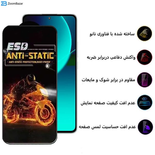 محافظ صفحه نمایش اِپیکوی مدل Fiery ESD مناسب برای گوشی موبایل شیائومی 13T Pro / 13T / Redmi K60 Ultra