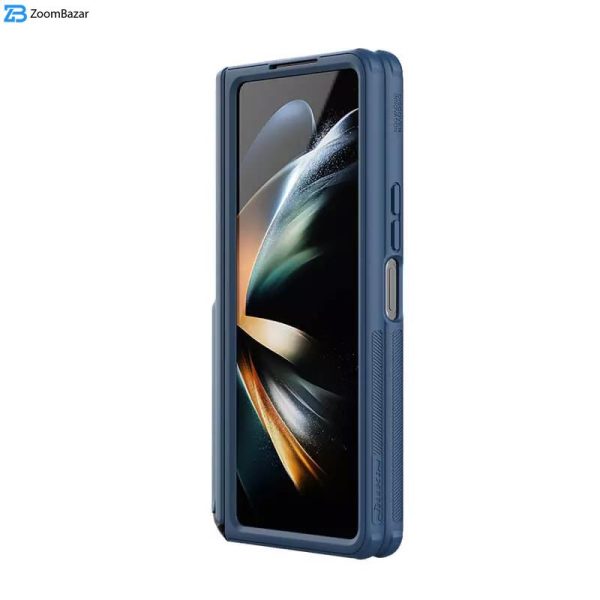 کاور نیلکین مدل Super Frosted Shield Bracket مناسب برای گوشی موبایل سامسونگ Galaxy Z Fold 5 / W24