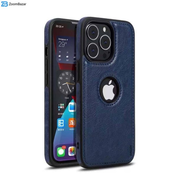 کاور اپیکوی مدل Leather Logo Cut مناسب برای گوشی موبایل اپل iPhone 15 Pro/ 14 Pro/ 13 Pro