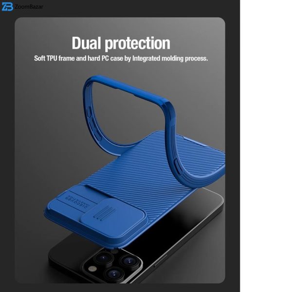 کاور نیلکین مدل Nillkin CamShield Pro مناسب برای گوشی موبایل اپل iPhone 15 Pro Max