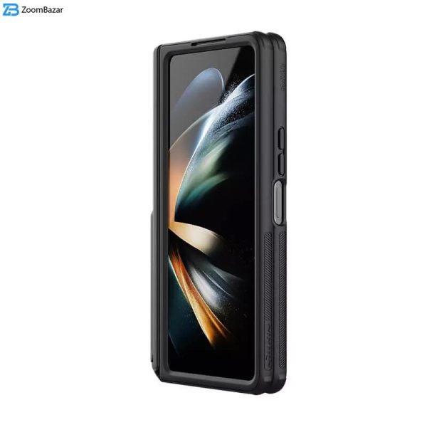 کاور نیلکین مدل Super Frosted Shield Bracket مناسب برای گوشی موبایل سامسونگ Galaxy Z Fold 5 / W24