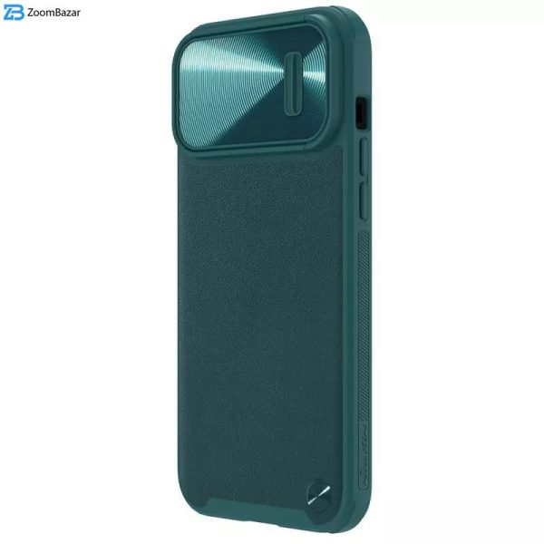 کاور نیلکین مدل CamShield Leather S مناسب برای گوشی موبایل اپل iPhone 15 Pro / 14 Pro