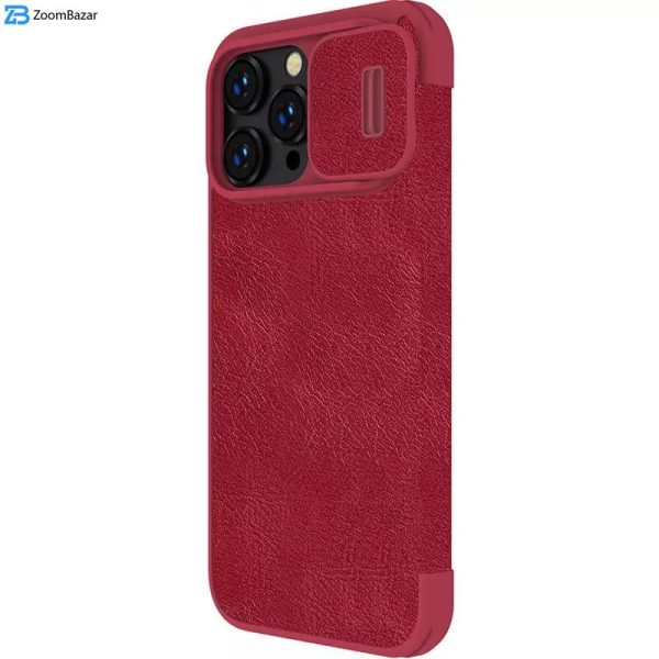 کیف کلاسوری نیلکین مدل Qin Pro Leather مناسب برای گوشی موبایل اپل iPhone 15 Pro / 14 Pro / 13 Pro