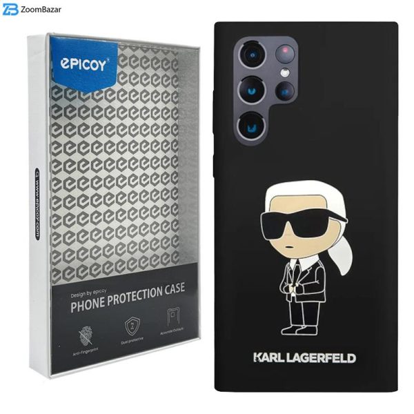 کاور اپیکوی مدل Karl Lagerfeld مناسب برای گوشی موبایل سامسونگ Galaxy S22 Ultra