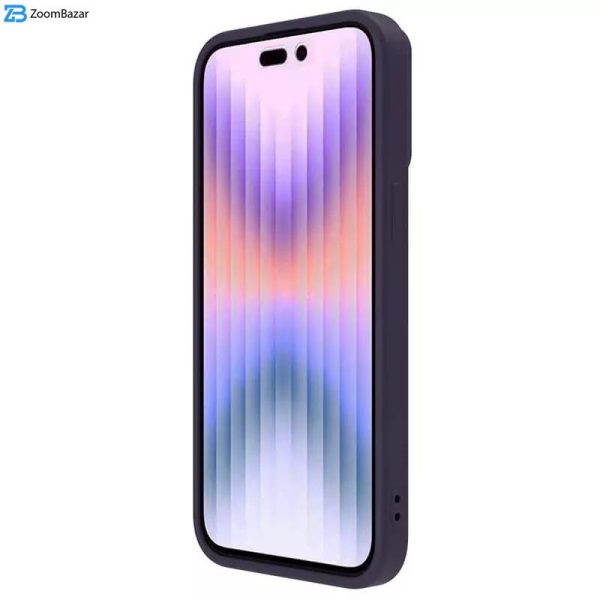 کاور نیلکین مدل CamShield Silky Silicon Magnetic مناسب برای گوشی موبایل اپل iPhone 15 Pro Max / 14 Pro Max / 13 Pro Max