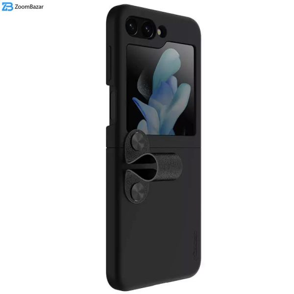 کاور نیلکین مدل Flex Flip Finger Strap Liquid Silicone مناسب برای گوشی موبایل سامسونگ Galaxy Z Flip5/W24 Flip