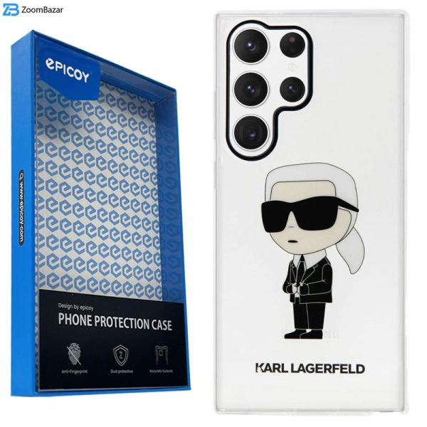 کاور اپیکوی مدل Karl Lagerfeld مناسب برای گوشی موبایل سامسونگ Galaxy S23 Ultra