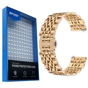 بند اپیکوی مدل StainLess-20mm مناسب برای ساعت هوشمند سامسونگ Galaxy Watch 4/5/6/ َActive1/2
