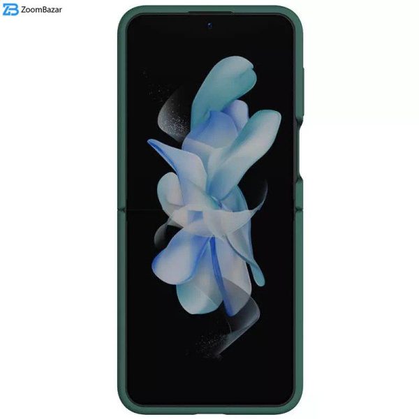 کاور نیلکین مدل Flex Flip Finger Strap Liquid Silicone مناسب برای گوشی موبایل سامسونگ Galaxy Z Flip5/W24 Flip