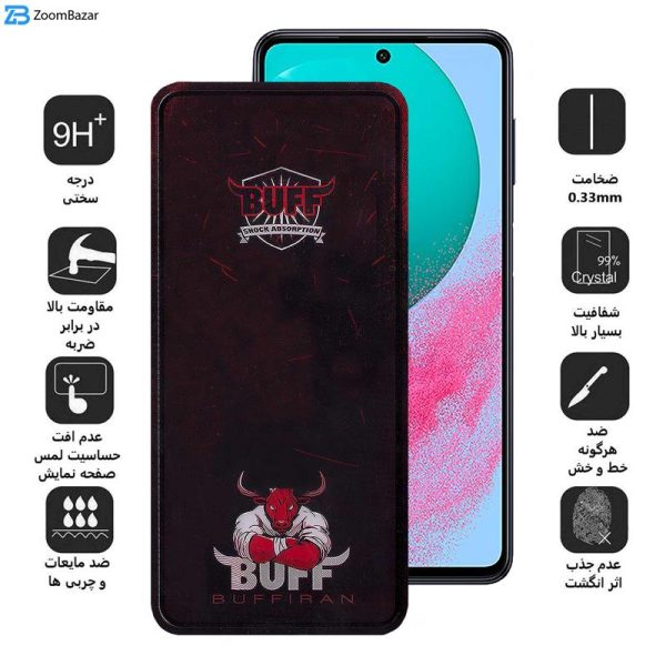 محافظ صفحه نمایش بوف مدل Muscle-Bull مناسب برای گوشی موبایل سامسونگ Galaxy M54 / F54 / A91