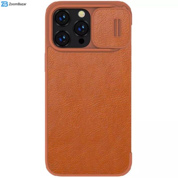 کیف کلاسوری نیلکین مدل Qin Pro Leather مناسب برای گوشی موبایل اپل iPhone 15 Pro / 14 Pro / 13 Pro