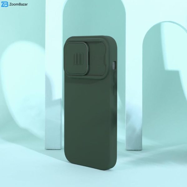 کاور نیلکین مدل CamShield Silky silicon مناسب برای گوشی موبایل اپل iPhone 15 Pro / 14 Pro / 13 Pro