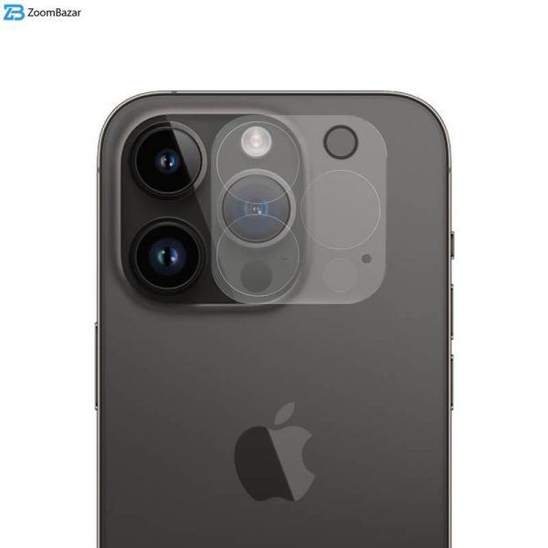 محافظ صفحه نمایش نیلکین مدل Amazing 2-in-1 HD مناسب برای گوشی موبایل اپل iPhone 15 Pro max / 14 Pro max به همراه محافظ لنز دوربین