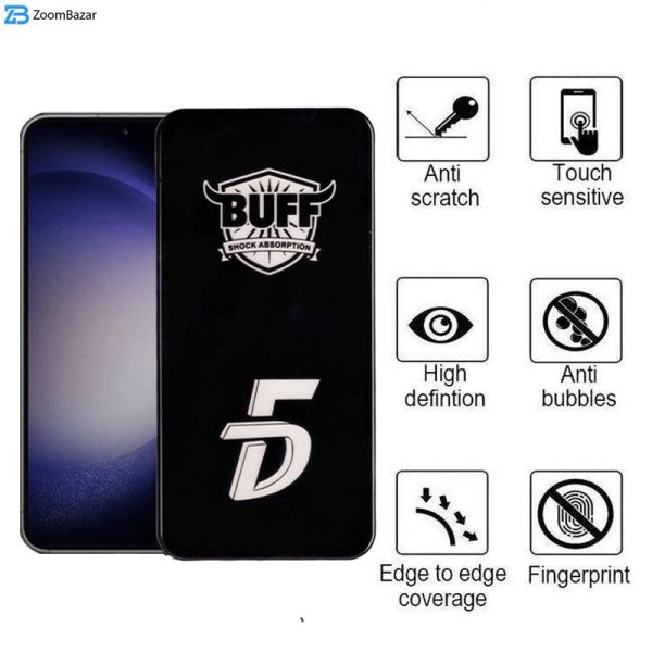 محافظ صفحه نمایش 5D بوف مدل F33 مناسب برای گوشی موبایل سامسونگ Galaxy S23 FE/A54
