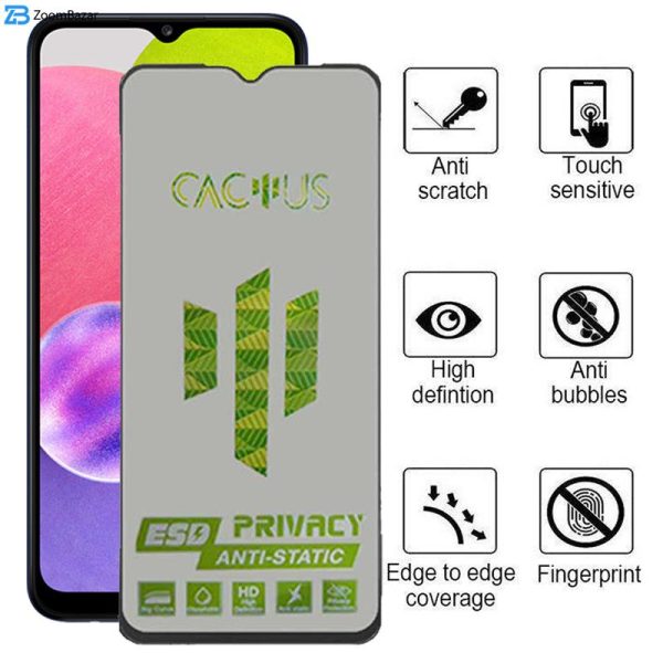 محافظ صفحه نمایش حریم شخصی اپیکوی مدل Cactus-ESD-Privacy مناسب برای گوشی موبایل سامسونگ Galaxy A03 4G / A03s / Core / A02 / A02s
