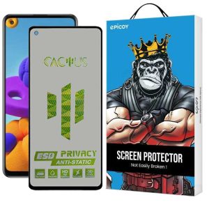محافظ صفحه نمایش حریم شخصی اپیکوی مدل Cactus-ESD-Privacy مناسب برای گوشی موبایل سامسونگ Galaxy A21s