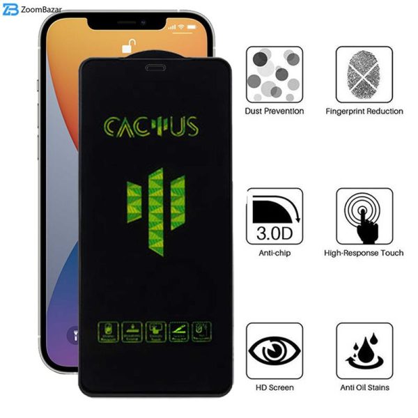 محافظ صفحه نمایش اپیکوی مدل Cactus مناسب برای گوشی موبایل اپل iPhone 12 Pro / 12