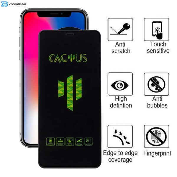 محافظ صفحه نمایش اپیکوی مدل Cactus مناسب برای گوشی موبایل اپل iPhone 11 Pro / XS / X