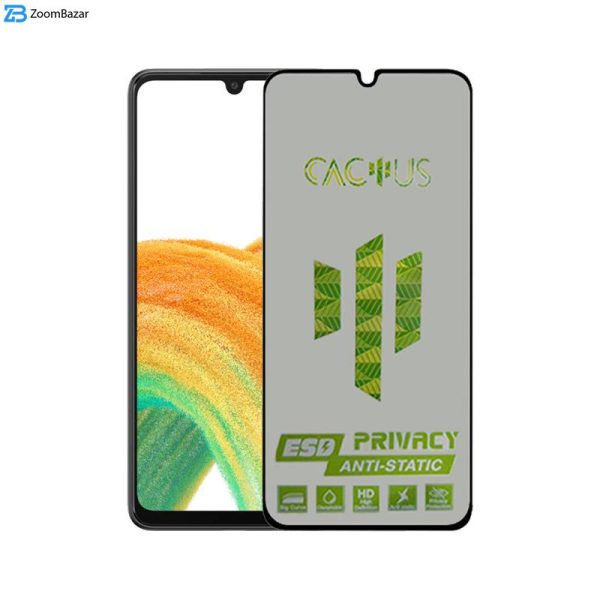 محافظ صفحه نمایش حریم شخصی اپیکوی مدل Cactus-ESD-Privacy مناسب برای گوشی موبایل سامسونگ Galaxy A33 /A32 4G/A31/A30S/A22 4G/A30/A50/A50s/A40s/A20/A12/M32 4G/M30s/F41/F22