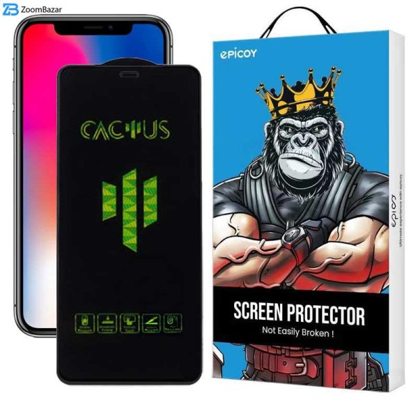 محافظ صفحه نمایش اپیکوی مدل Cactus مناسب برای گوشی موبایل اپل iPhone 11 Pro / XS / X