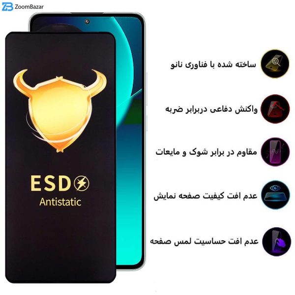 محافظ صفحه نمایش اِپیکوی مدل Gden ESD مناسب برای گوشی موبایل شیائومی 13T Pro / 13T / Redmi K60 Ultra