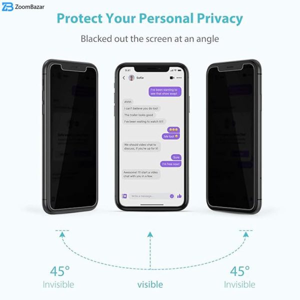 محافظ صفحه نمایش اپیکوی مدل Privacy مناسب برای گوشی موبایل سامسونگ Galaxy S23 FE/A54