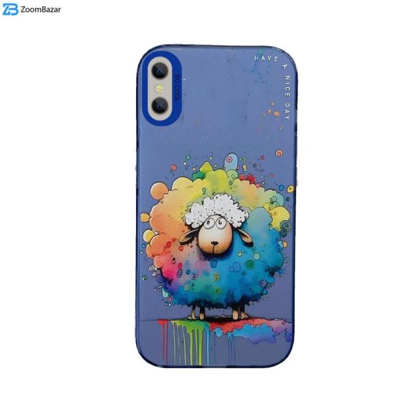 کاور اپیکوی مدل ColorFullSheep مناسب برای گوشی موبایل اپل iPhone XS Max