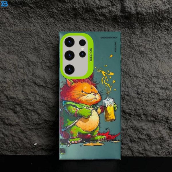 کاور اپیکوی مدل Garfield مناسب برای گوشی موبایل سامسونگ Galaxy S22 Ultra