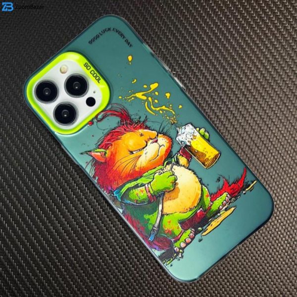 کاور اپیکوی مدل Garfield مناسب برای گوشی موبایل اپل iPhone 15 Plus