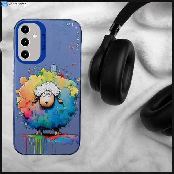 کاور اپیکوی مدل ColorFullSheep مناسب برای گوشی موبایل سامسونگ Galaxy S23 FE