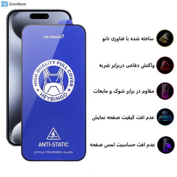 محافظ صفحه نمایش اپیکوی مدل Robot Clear مناسب برای گوشی موبایل اپل iPhone 15 Pro