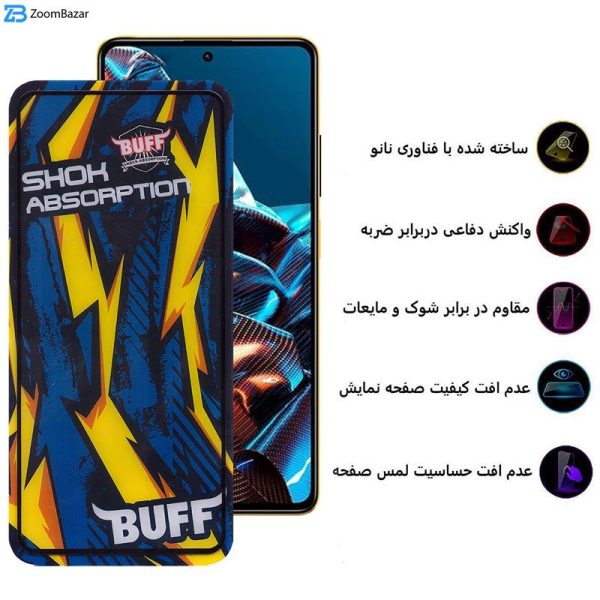 محافظ صفحه نمایش بوف مدل Shock-Shock-G مناسب برای گوشی موبایل شیائومی Poco X5 Pro/X5/X4 Pro 5G/X3 Pro/X3 NFC/X3/X2