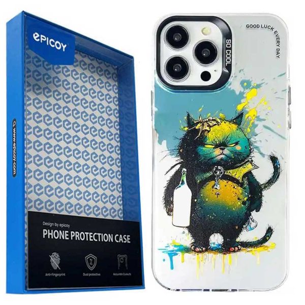 کاور اپیکوی مدل AngryCat مناسب برای گوشی موبایل اپل iPhone 11 Pro Max