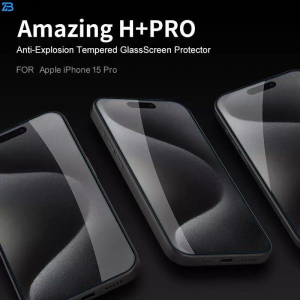 محافظ صفحه نمایش نیلکین مدل H Plus Pro مناسب برای گوشی موبایل اپل iPhone 15 Pro