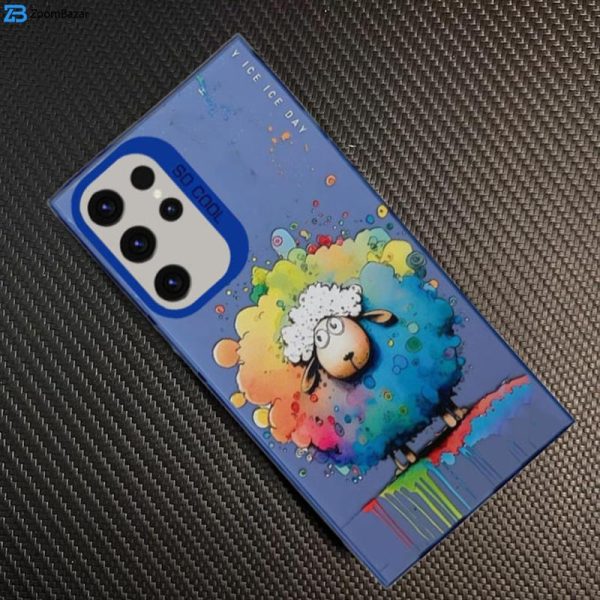 کاور اپیکوی مدل ColorFullSheep مناسب برای گوشی موبایل سامسونگ Galaxy S22 Ultra