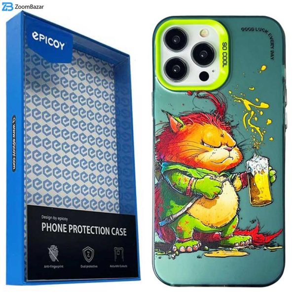 کاور اپیکوی مدل Garfield مناسب برای گوشی موبایل اپل iPhone 14 Pro