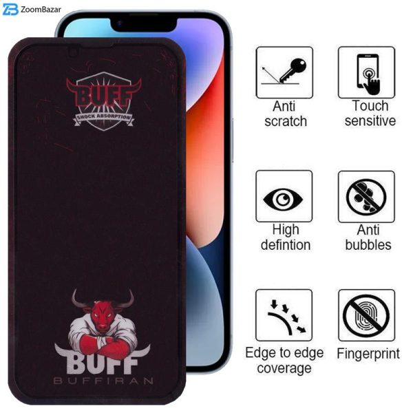 محافظ صفحه نمایش بوف مدل Muscle-Bull-G مناسب برای گوشی موبایل اپل iPhone 14 / 13 / 13 Pro