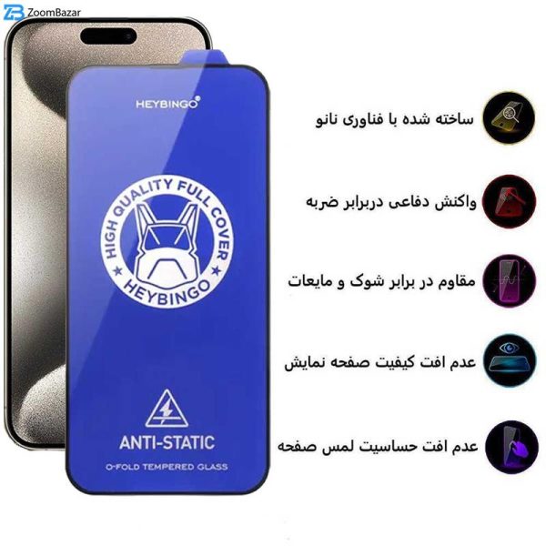 محافظ صفحه نمایش اپیکوی مدل Robot Clear مناسب برای گوشی موبایل اپل iPhone 15 Pro Max