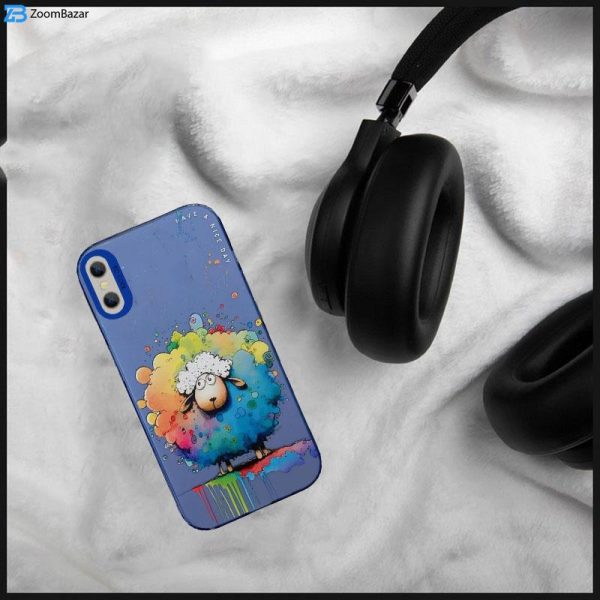 کاور اپیکوی مدل ColorFullSheep مناسب برای گوشی موبایل اپل iPhone XS Max